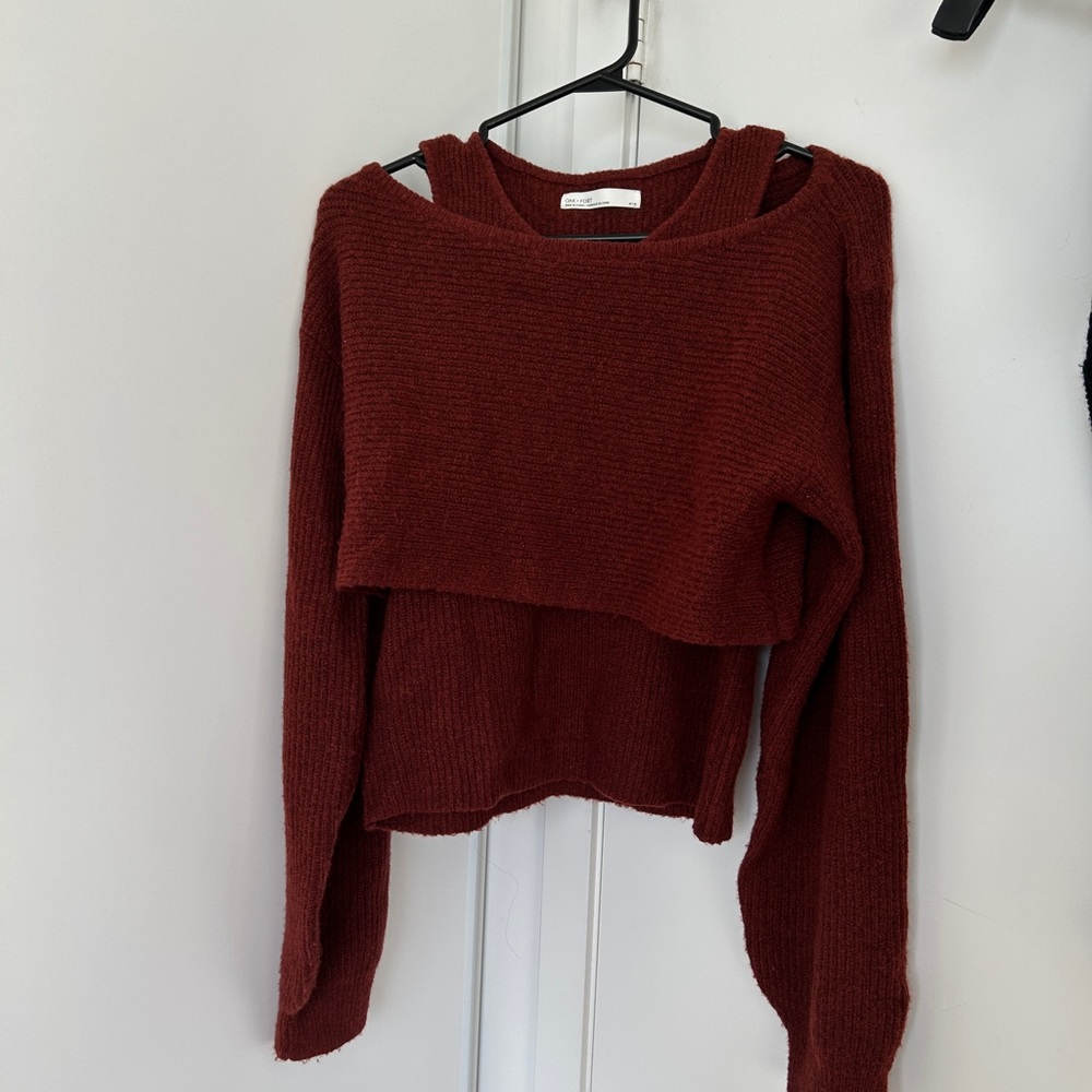 Oak + Fort two piece sweater